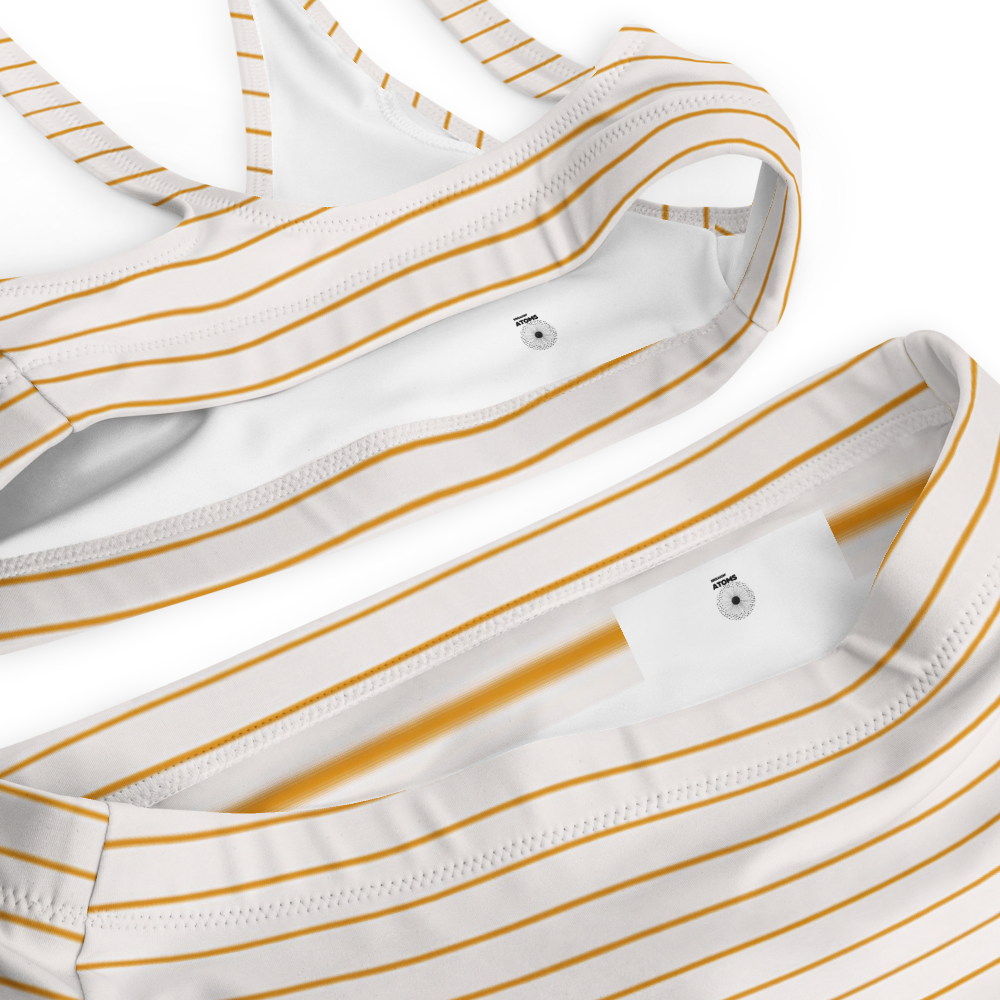 “Side view of Summer Stripe Set showing adjustable straps and soft, stretchy fabric”