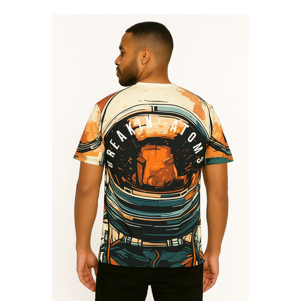 Spaceman Big All Over Print Tee by Breakin' Atoms