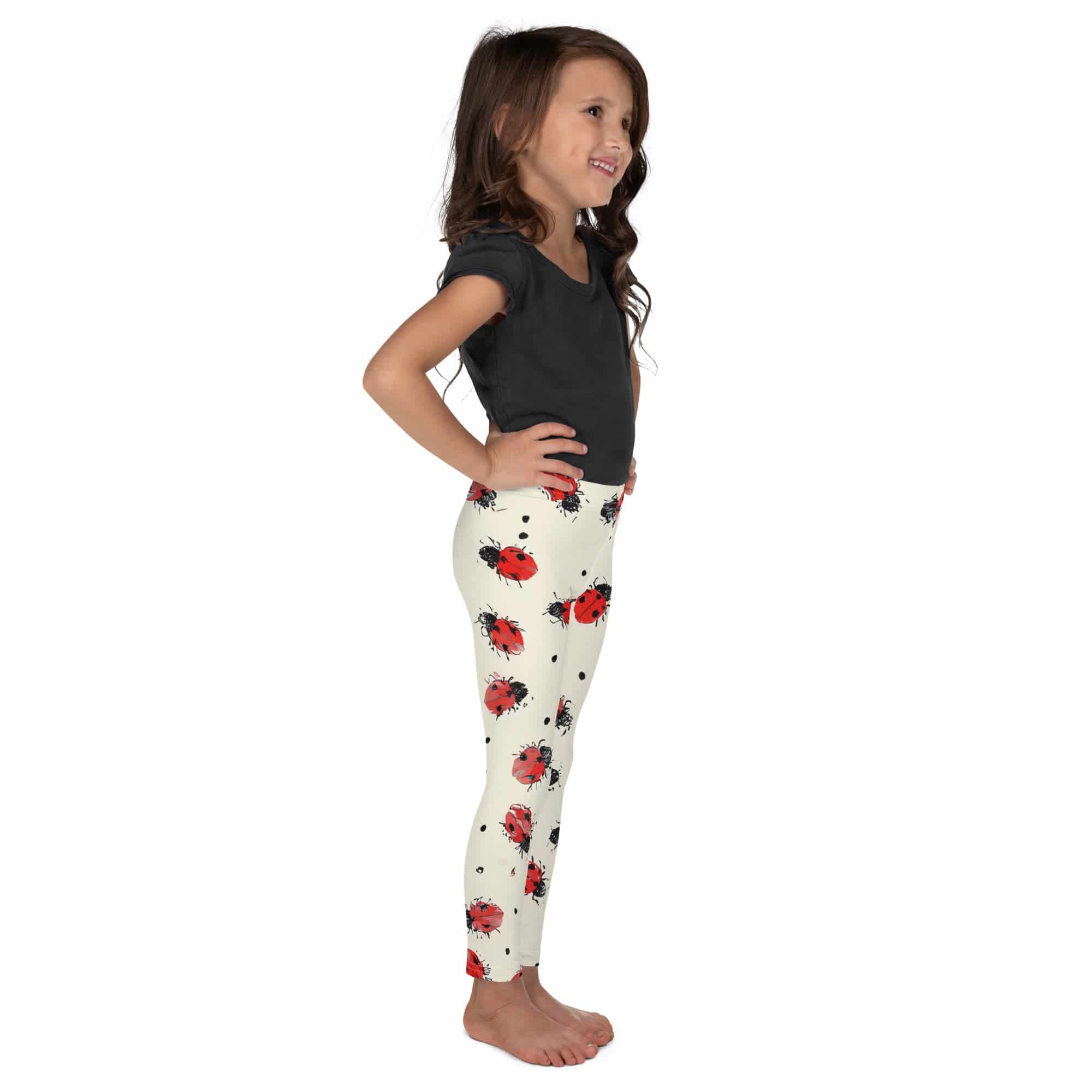 Ladybug Charm Kids Leggings - BREAKIN' ATOMS