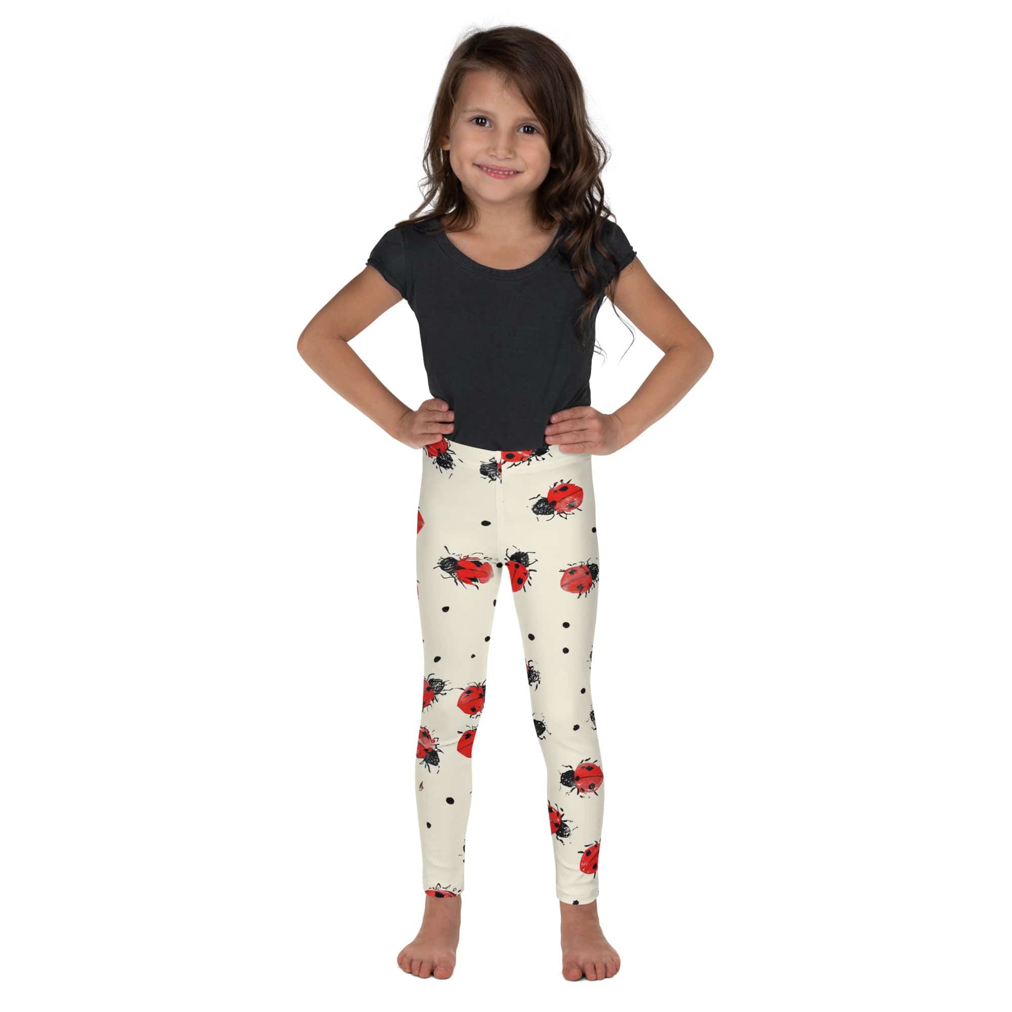 Ladybug Charm Kids Leggings