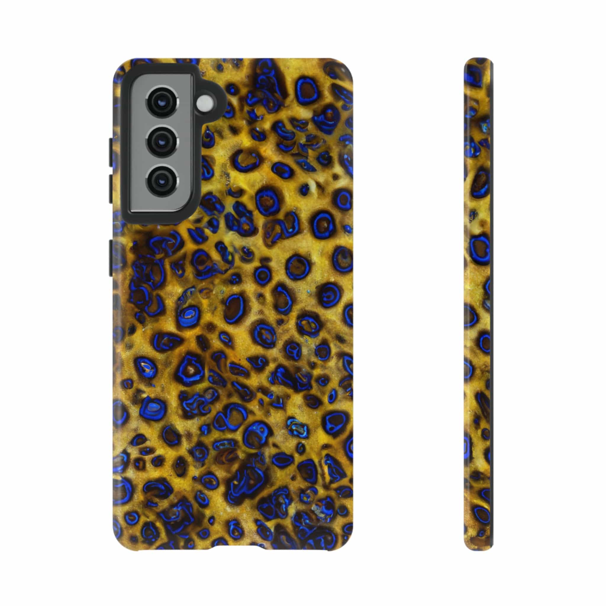 Breakin' Atoms Blue Ring Octopus Case