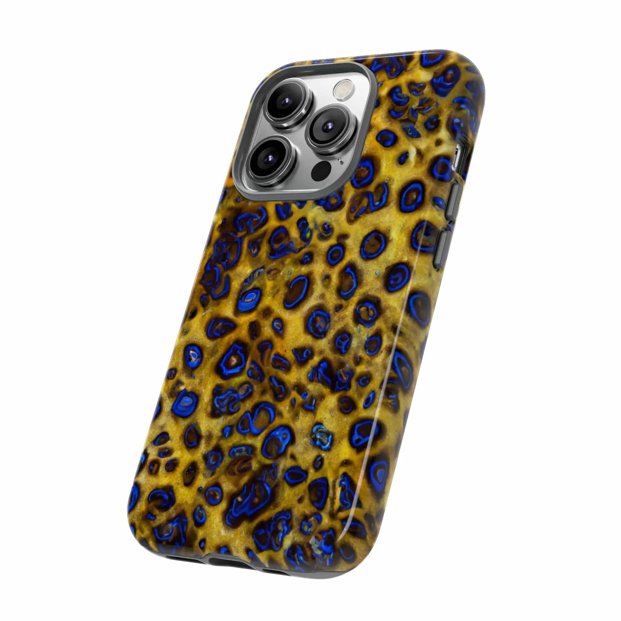 Breakin' Atoms Blue Ring Octopus Case