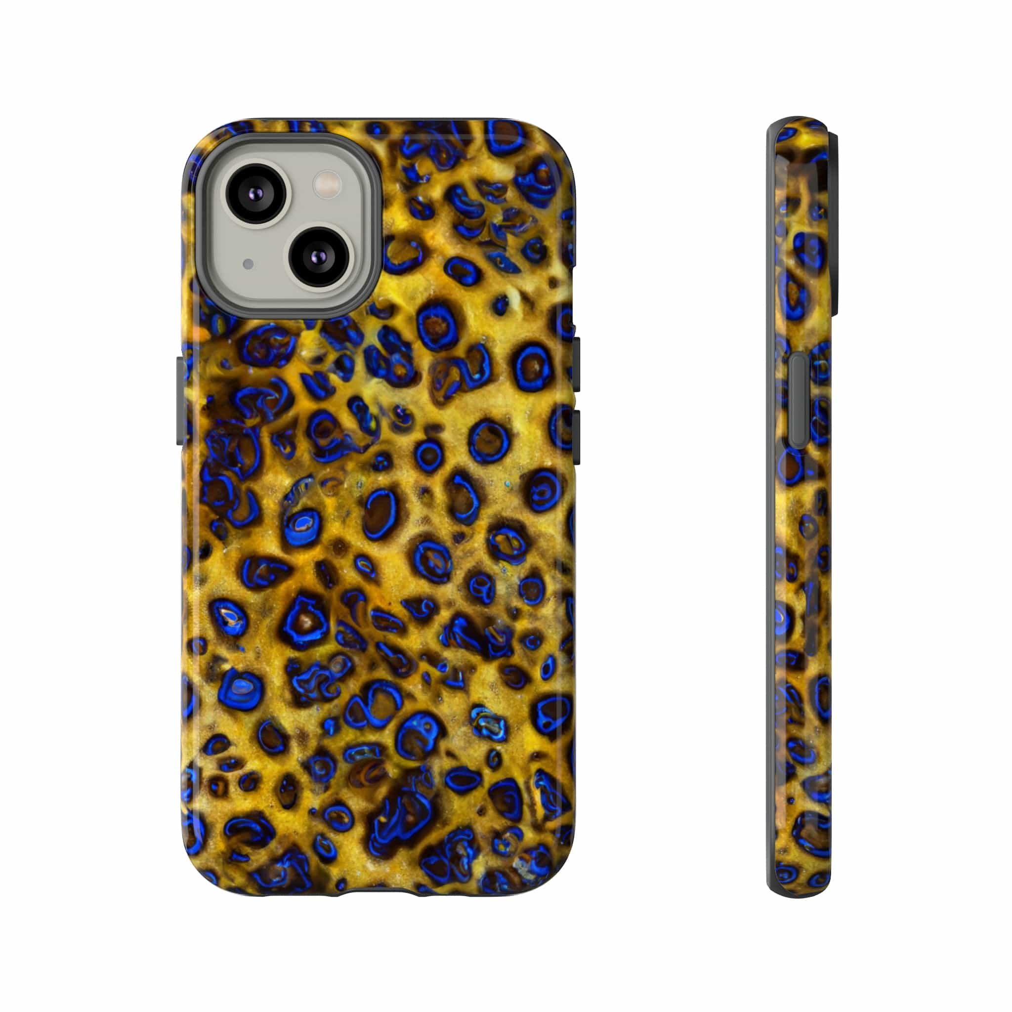 Breakin' Atoms Blue Ring Octopus Case
