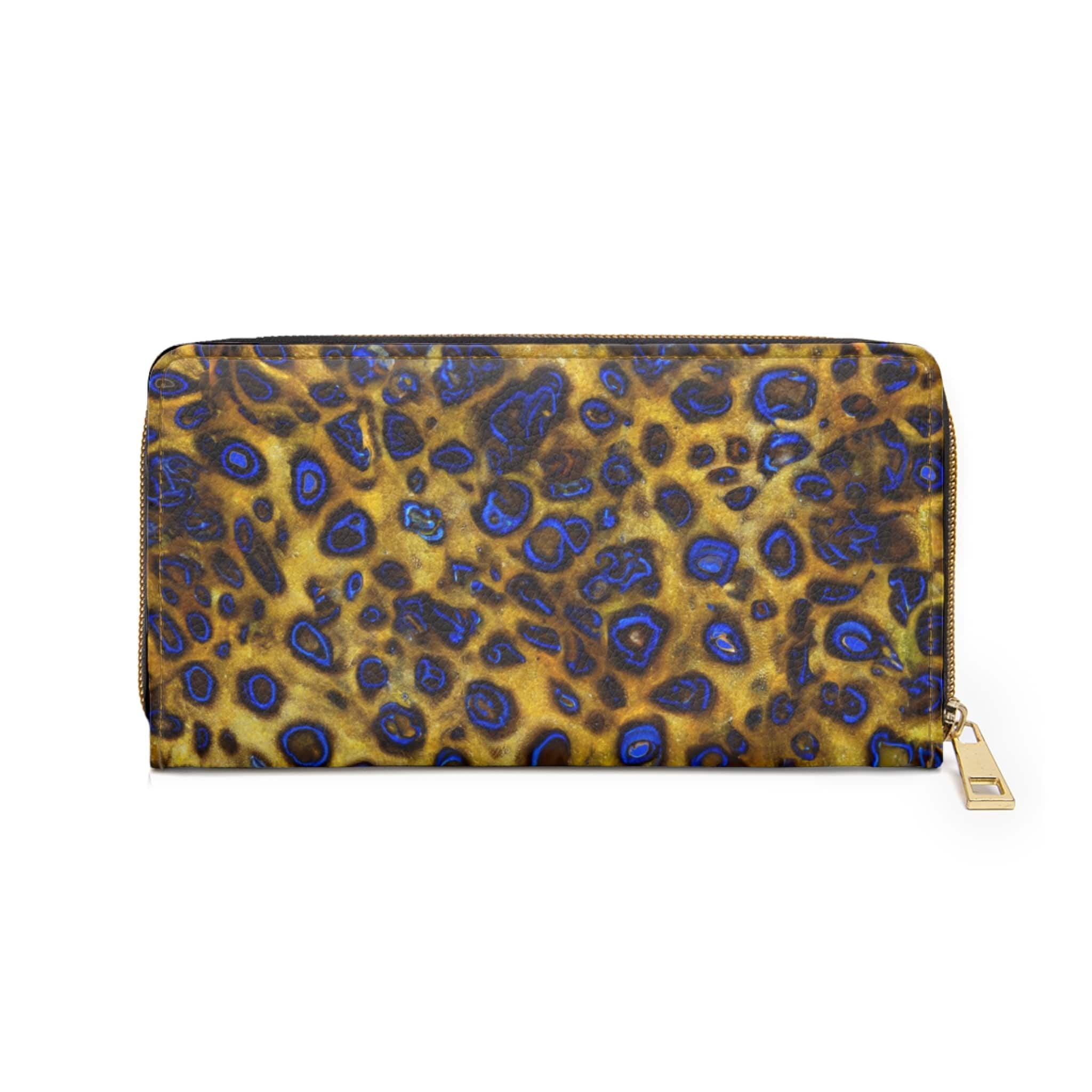 Blue Ring Octopus Zipper Wallet