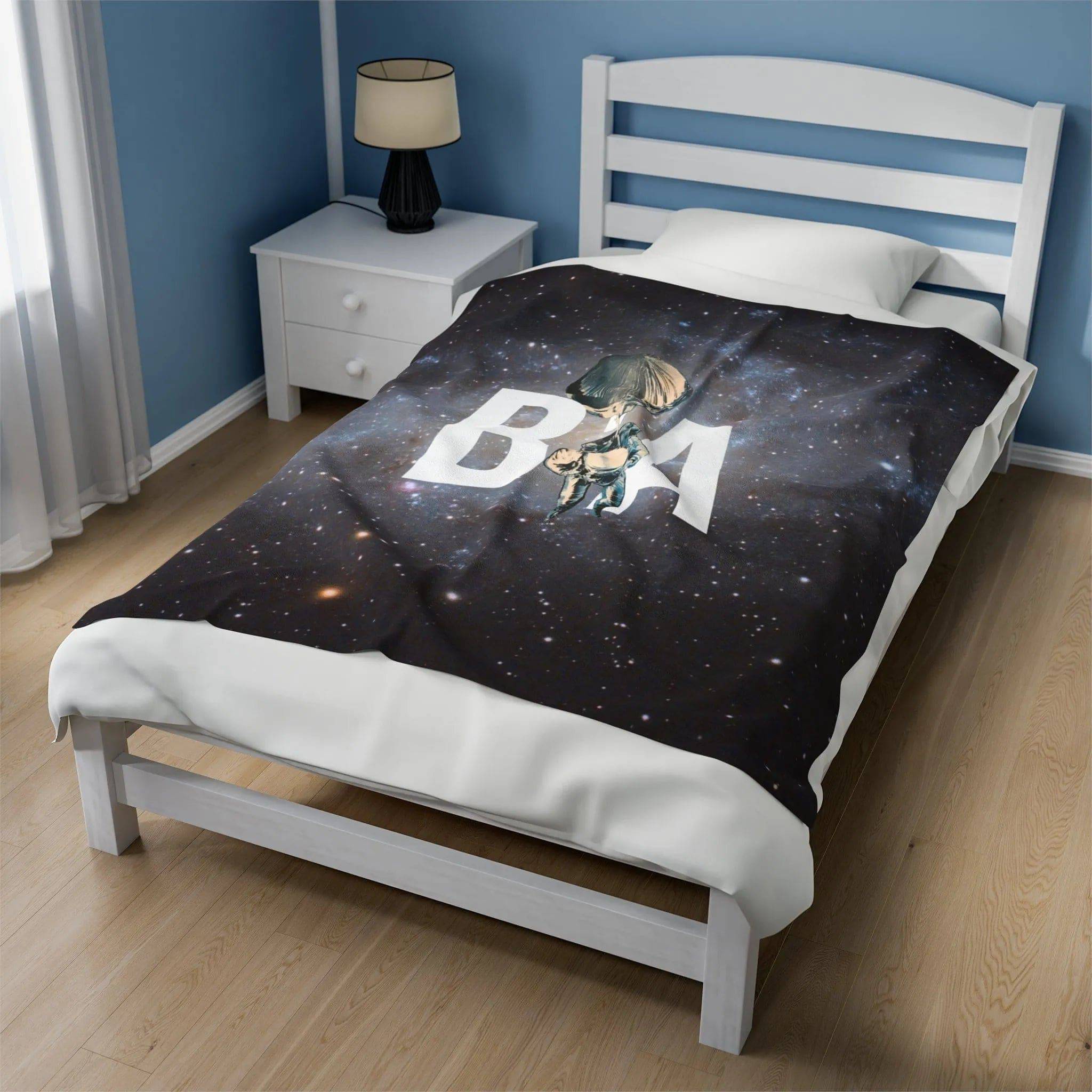 Breakin' Atoms Velveteen Plush Blanket