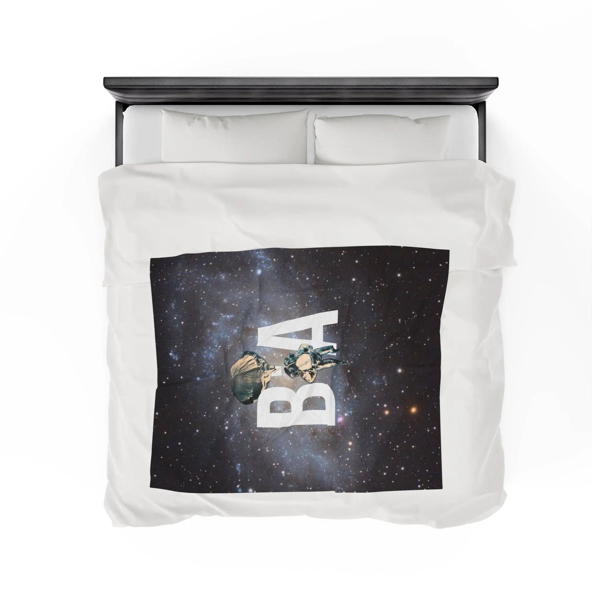 Breakin' Atoms Velveteen Plush Blanket