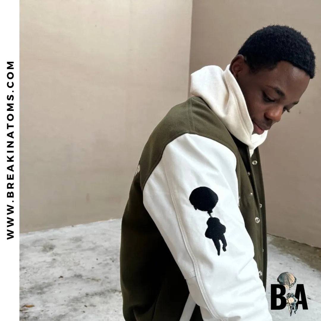 Breakin' Atoms Varsity Leather Jacket