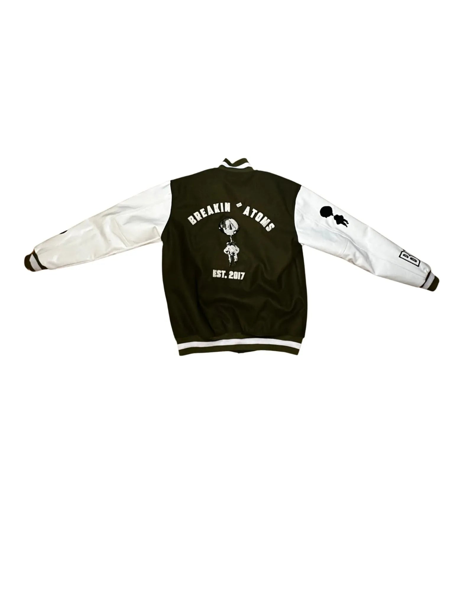 Breakin' Atoms Varsity Leather Jacket
