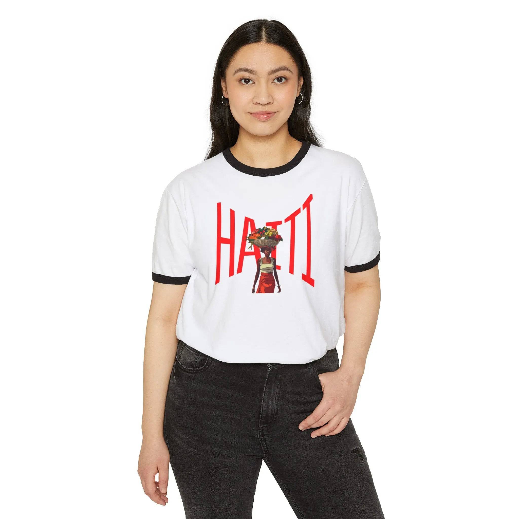 Haitian Heritage Ringer Tee