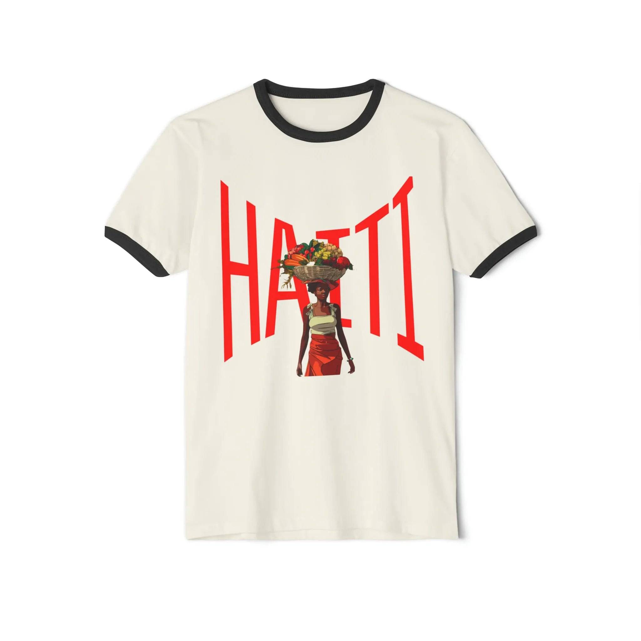 Heritage Pride Ringer Tee – Haitian Beauty Edition