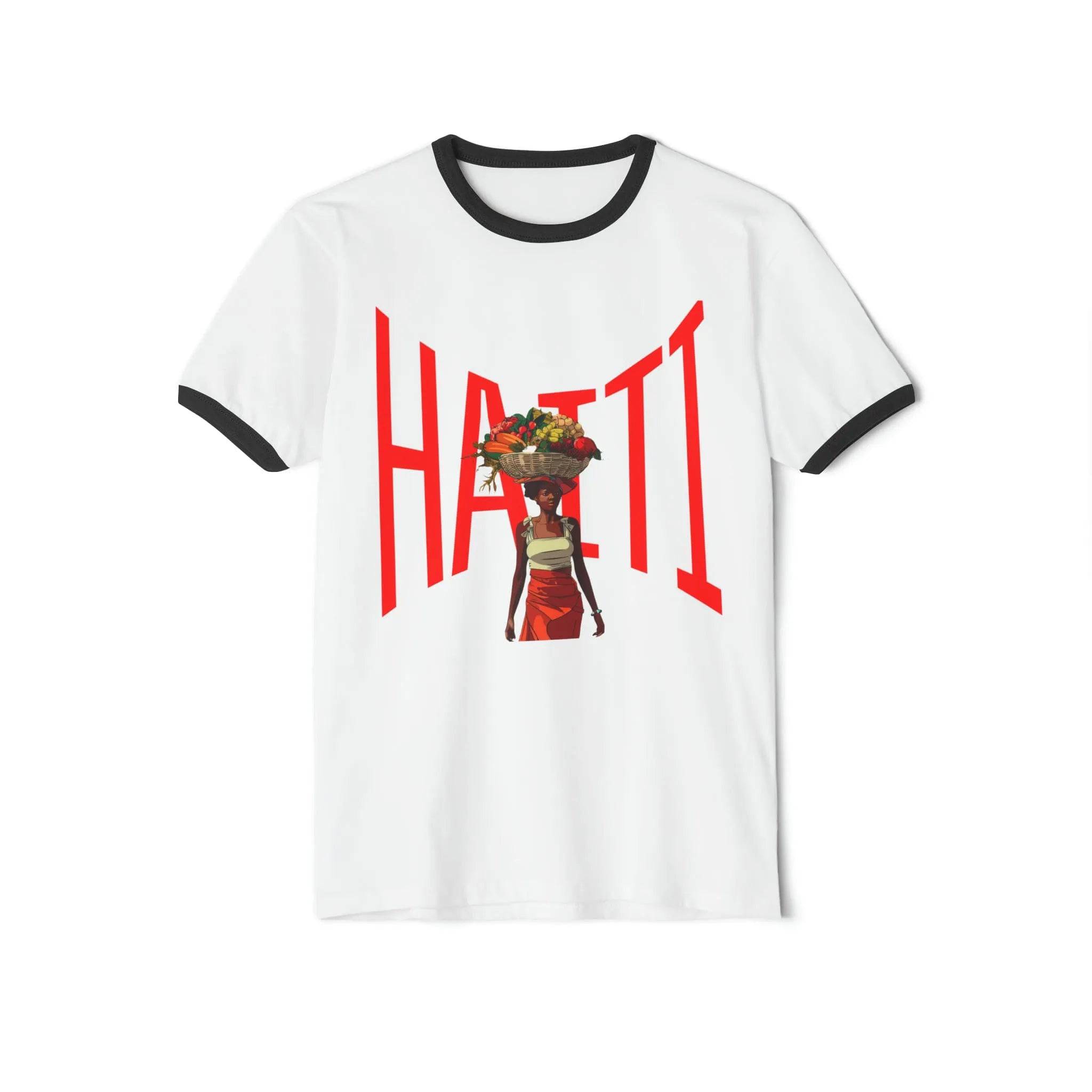 Heritage Pride Ringer Tee – Haitian Beauty Edition