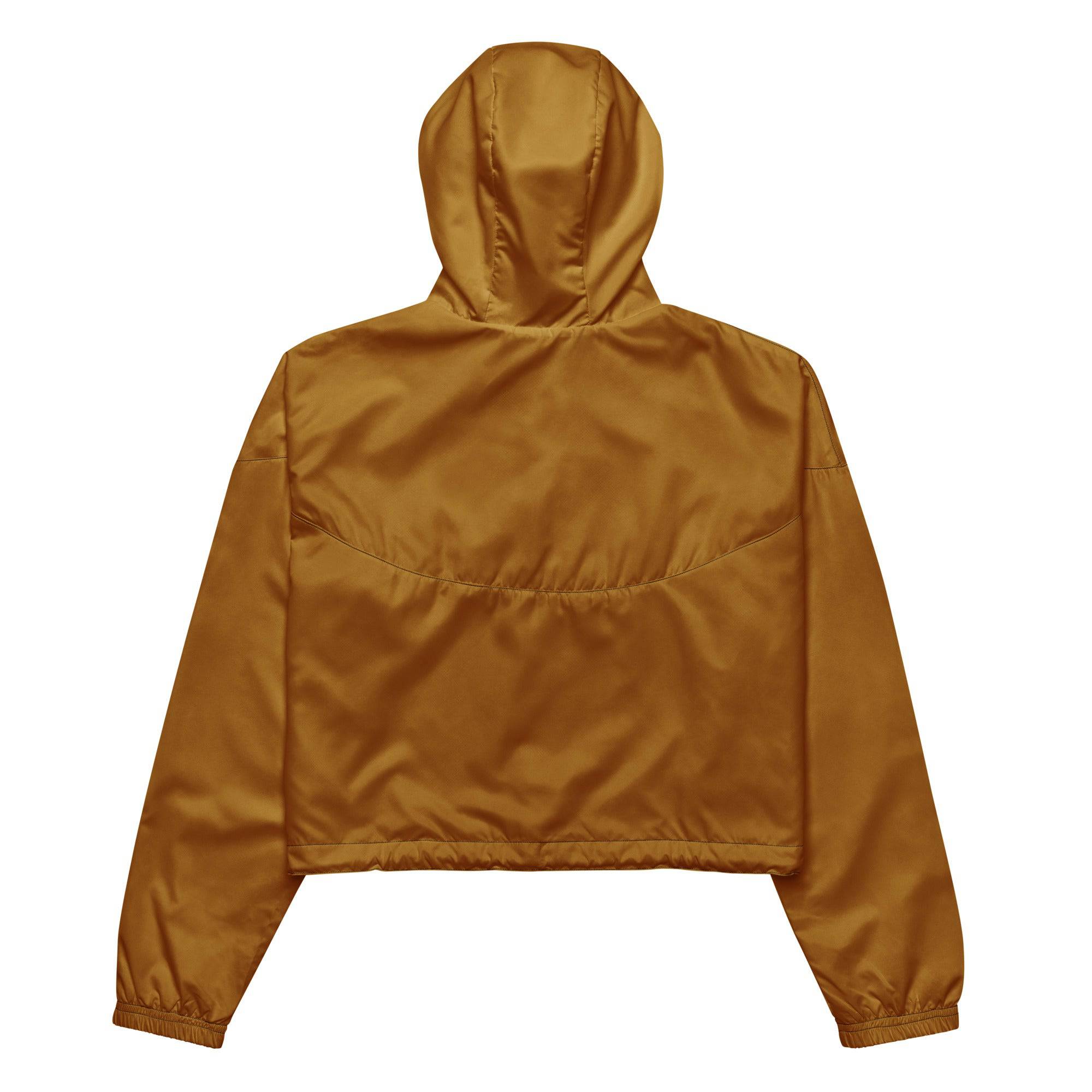 Golden Dune Cropped Windbreaker