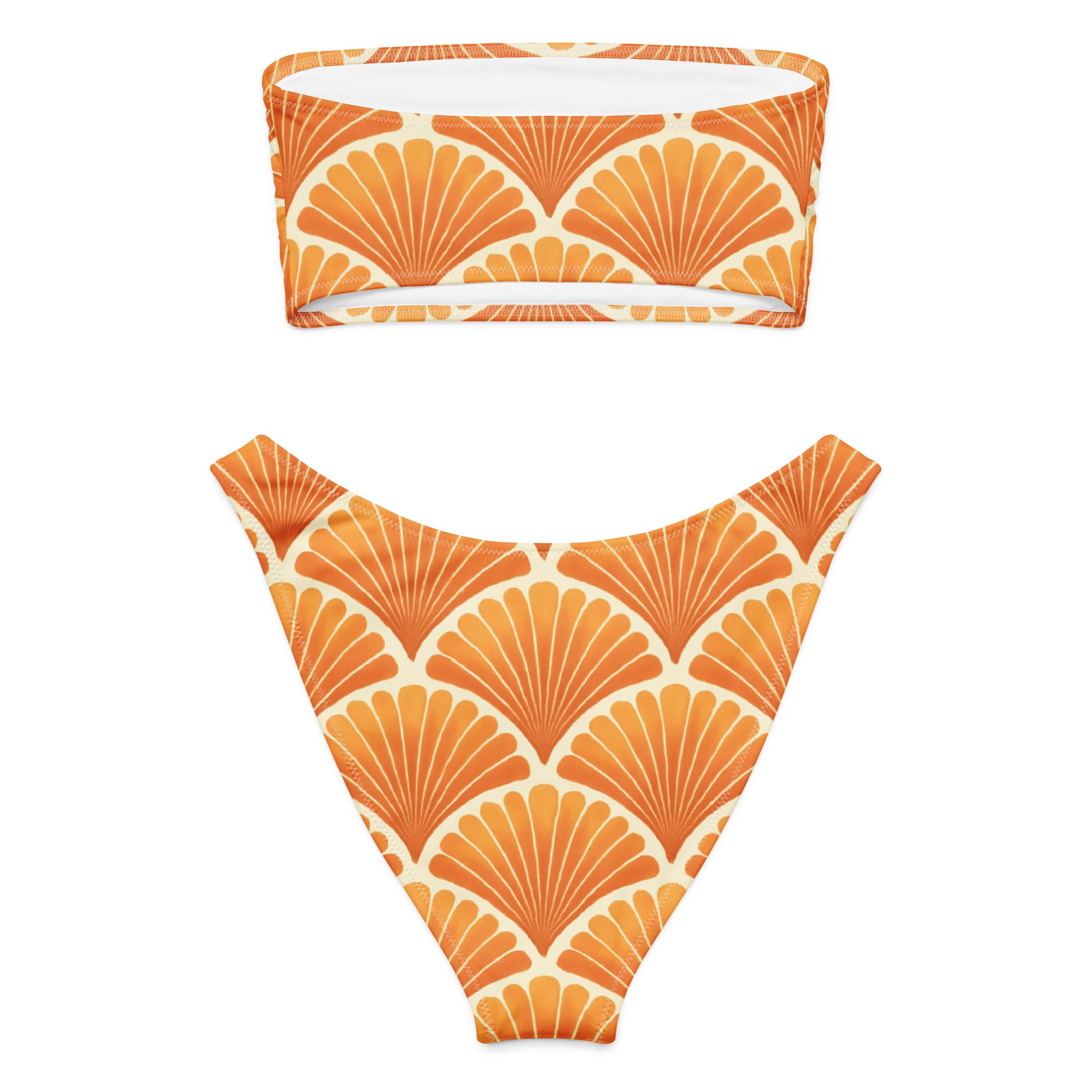 Deco Bloom bandeau bikini