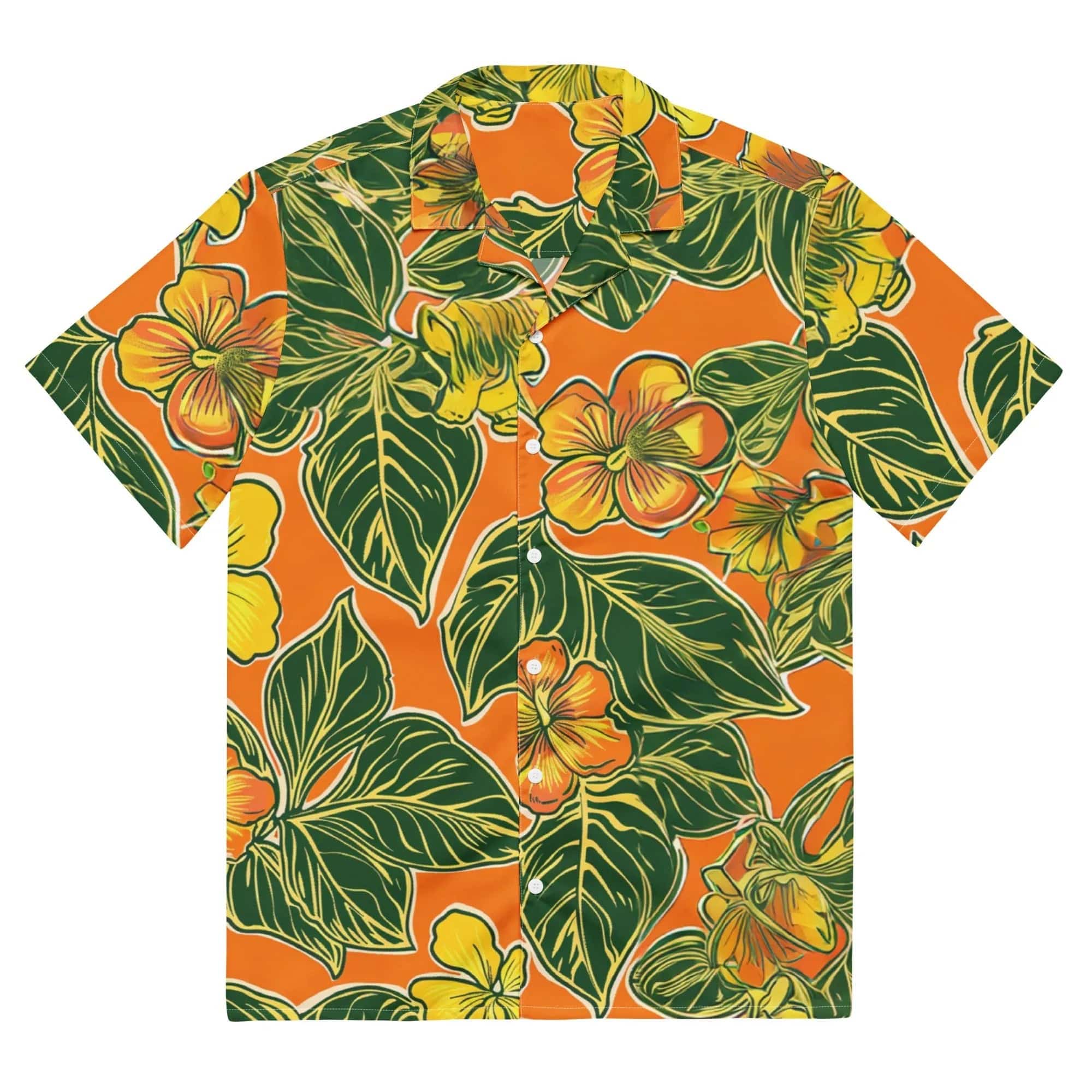 Tropicana Bloom Vacation Button-Up