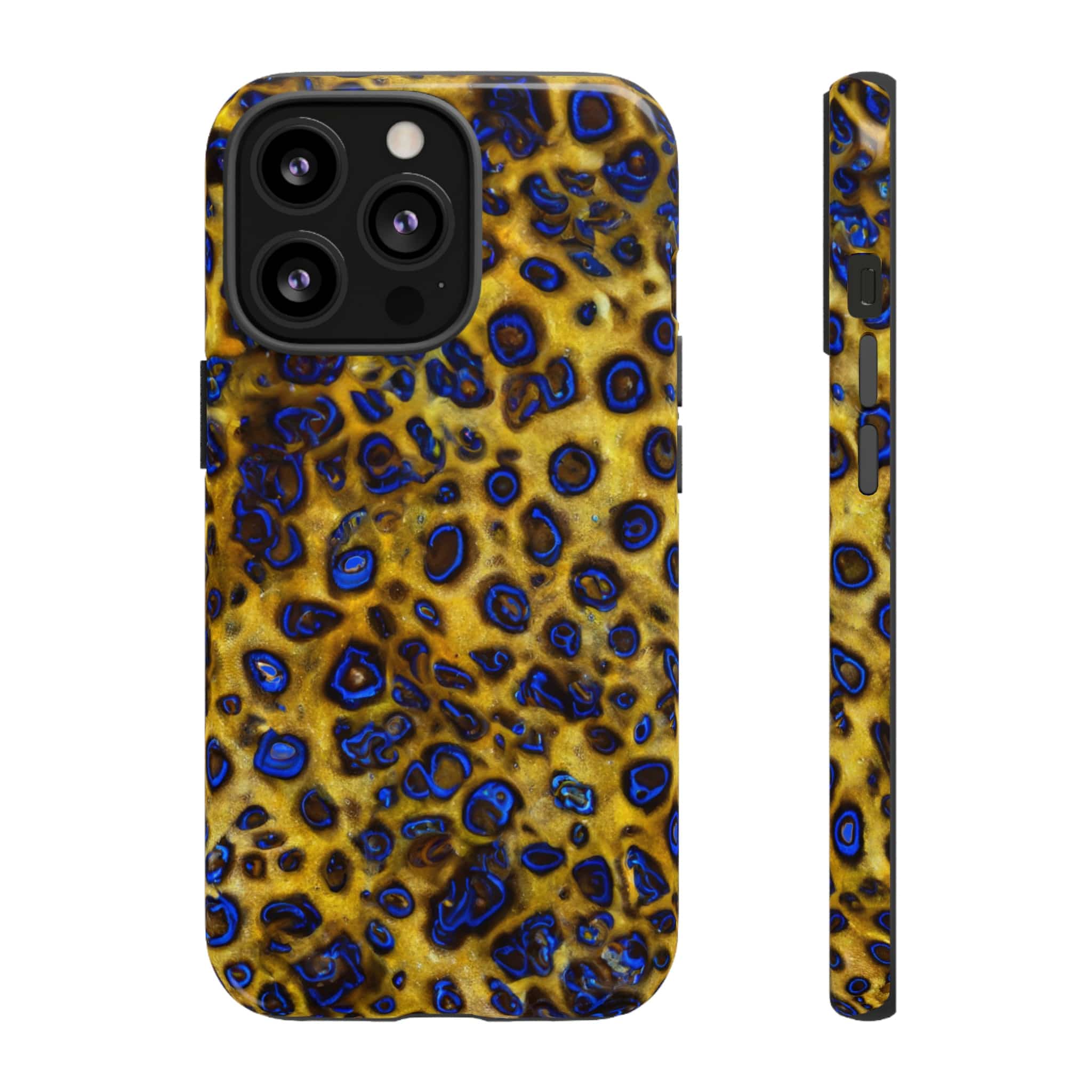 Breakin' Atoms Blue Ring Octopus Case