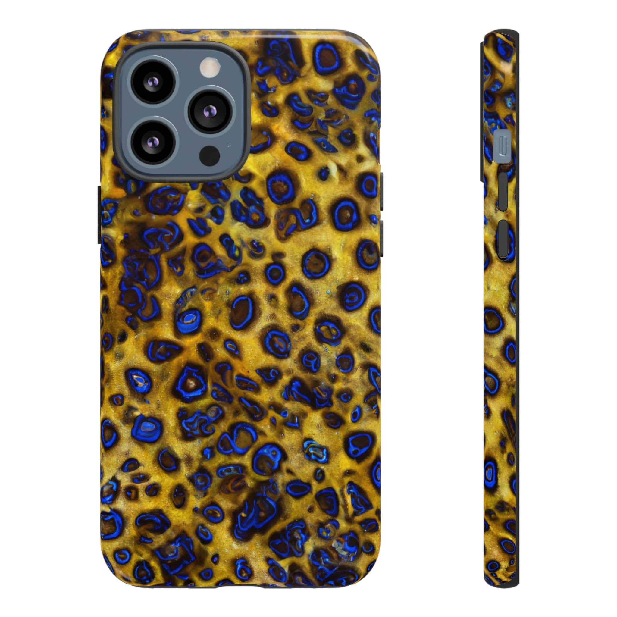 Breakin' Atoms Blue Ring Octopus Case