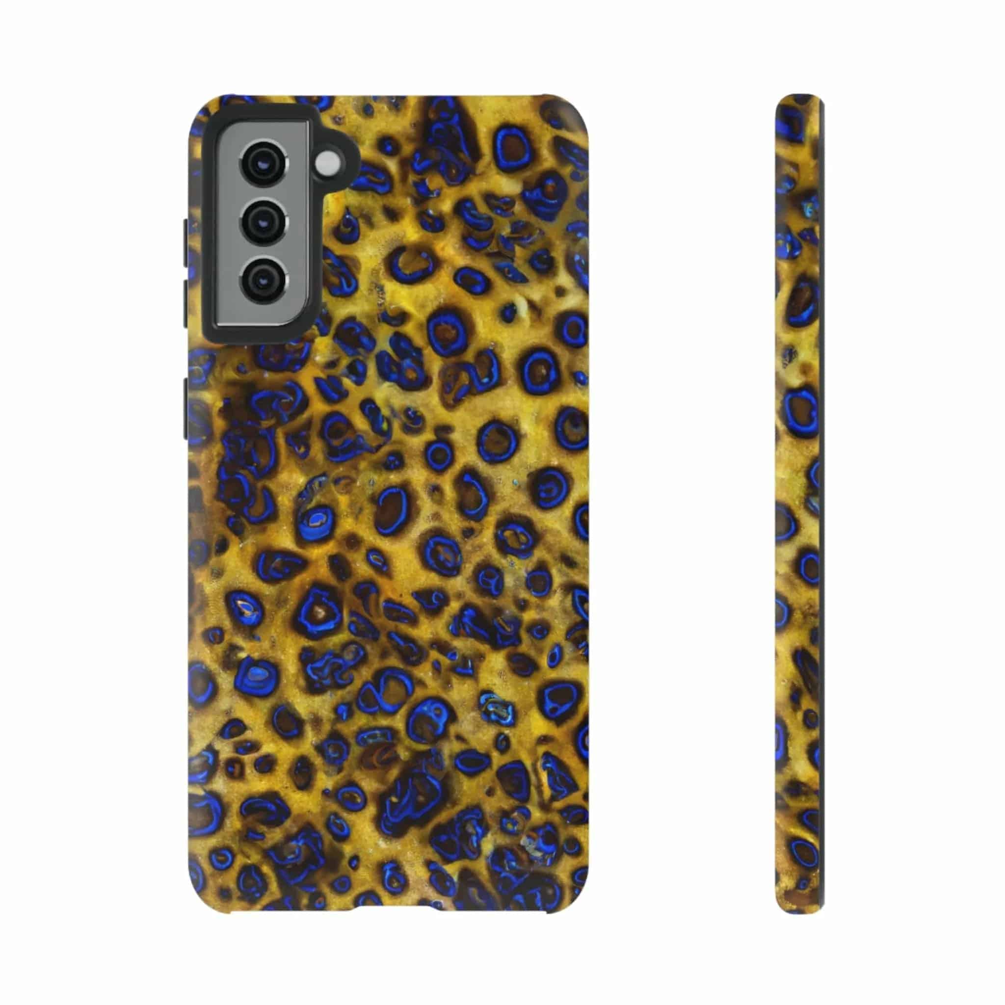 Breakin' Atoms Blue Ring Octopus Case