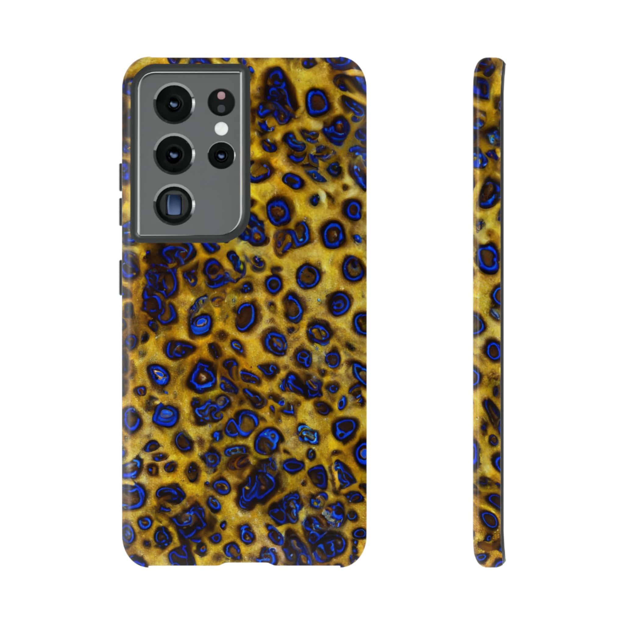 Breakin' Atoms Blue Ring Octopus Case