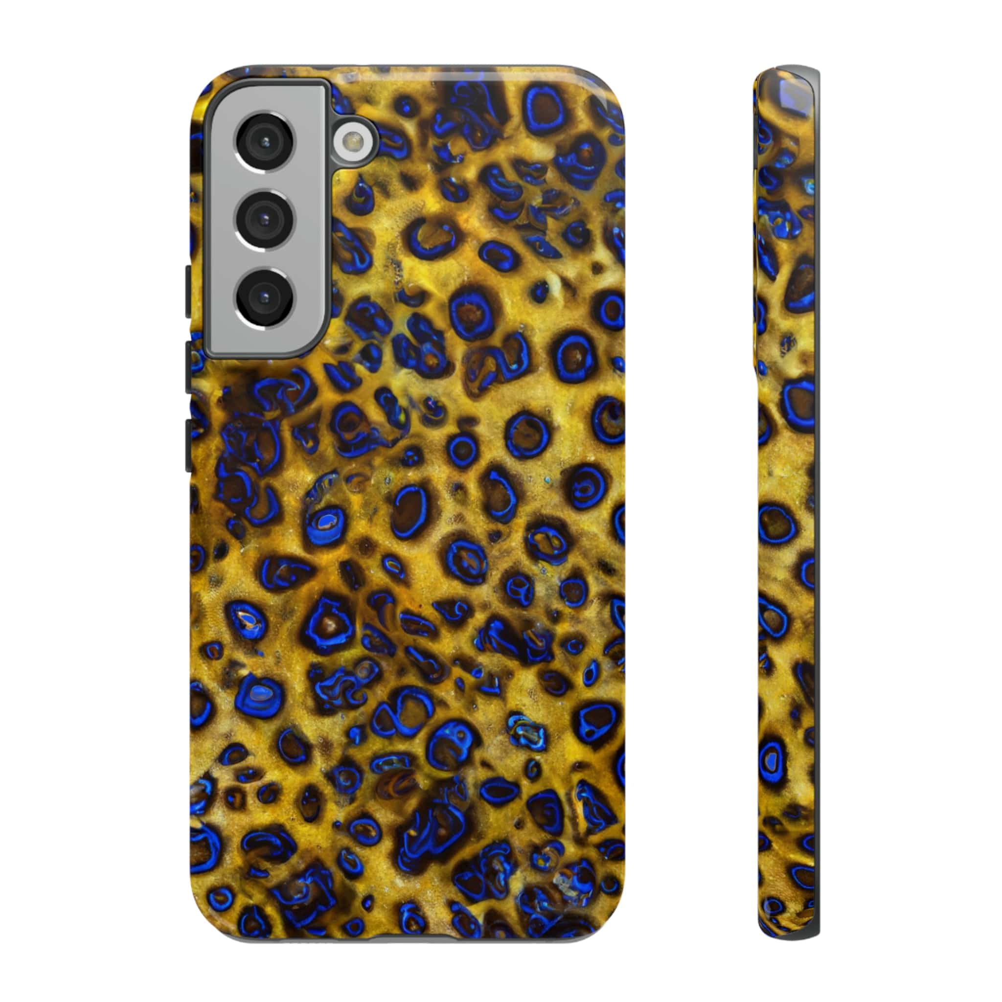 Breakin' Atoms Blue Ring Octopus Case