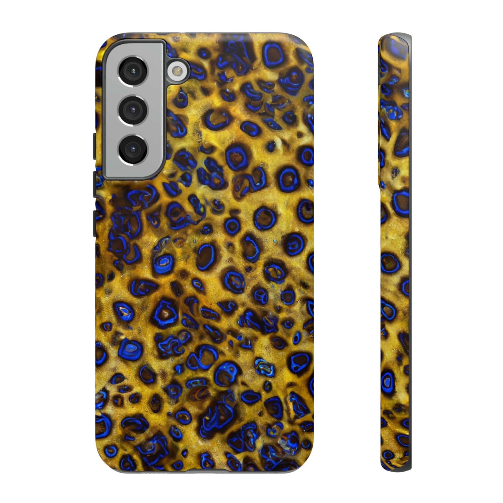 Breakin' Atoms Blue Ring Octopus Case