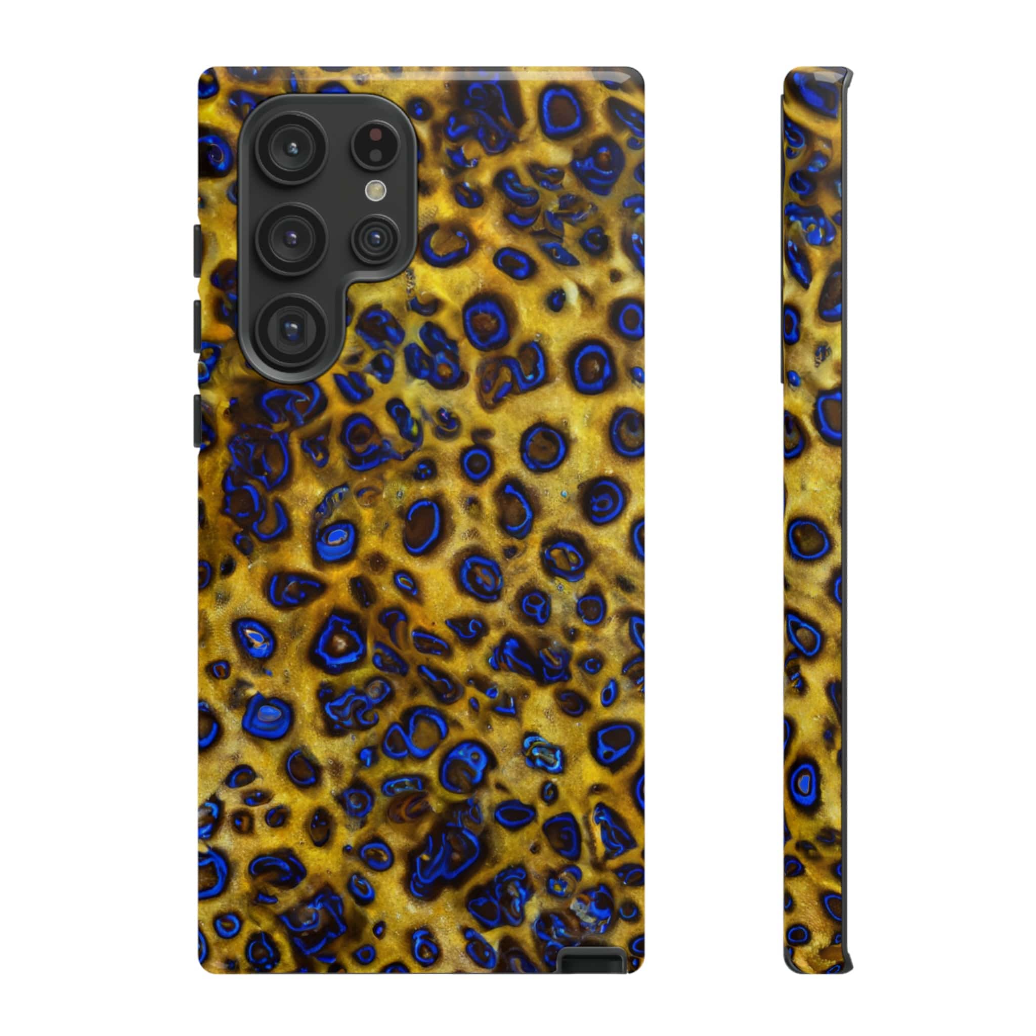 Breakin' Atoms Blue Ring Octopus Case