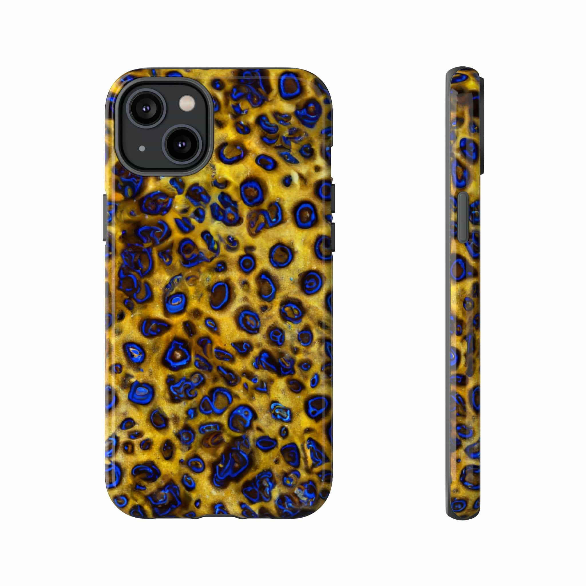 Breakin' Atoms Blue Ring Octopus Case