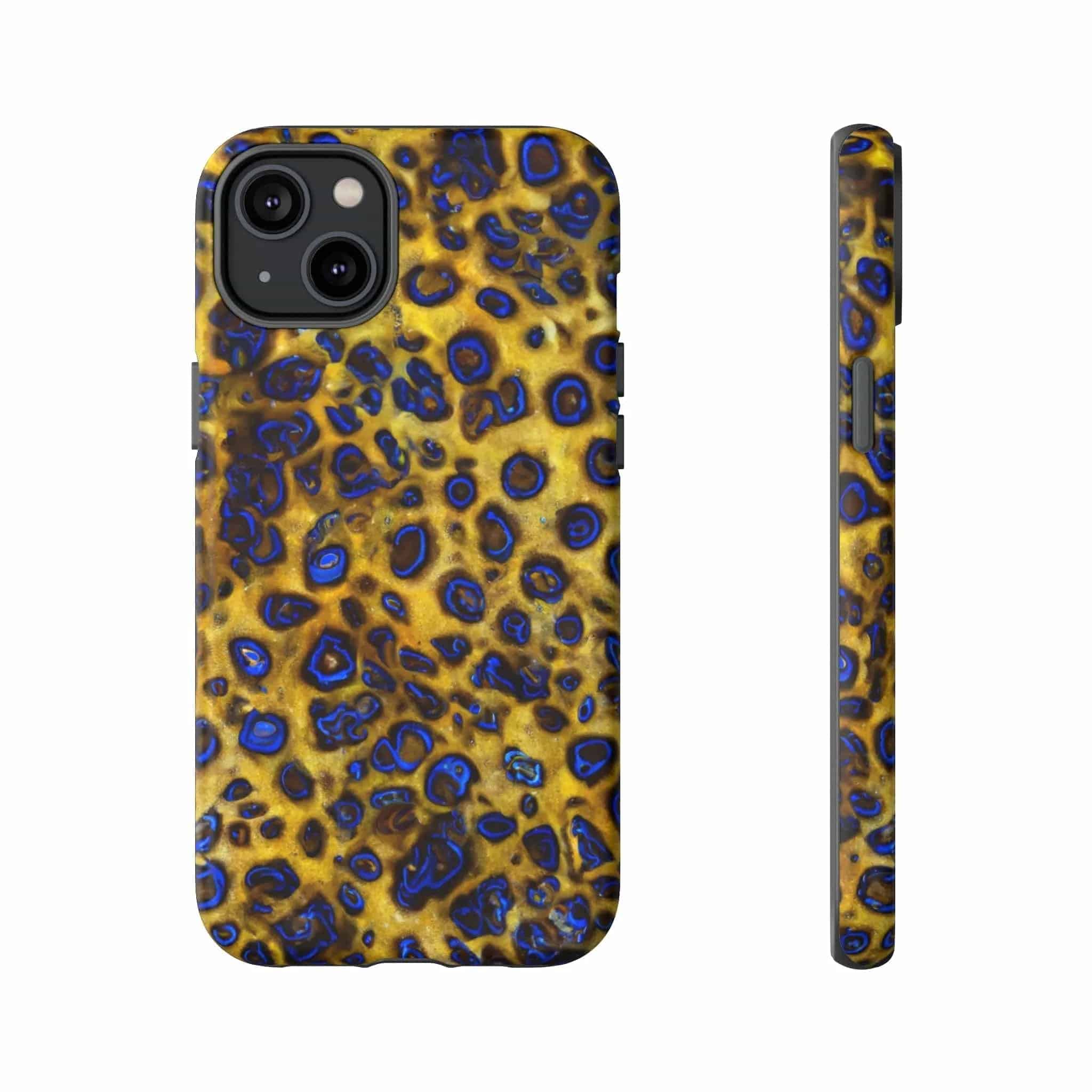 Breakin' Atoms Blue Ring Octopus Case