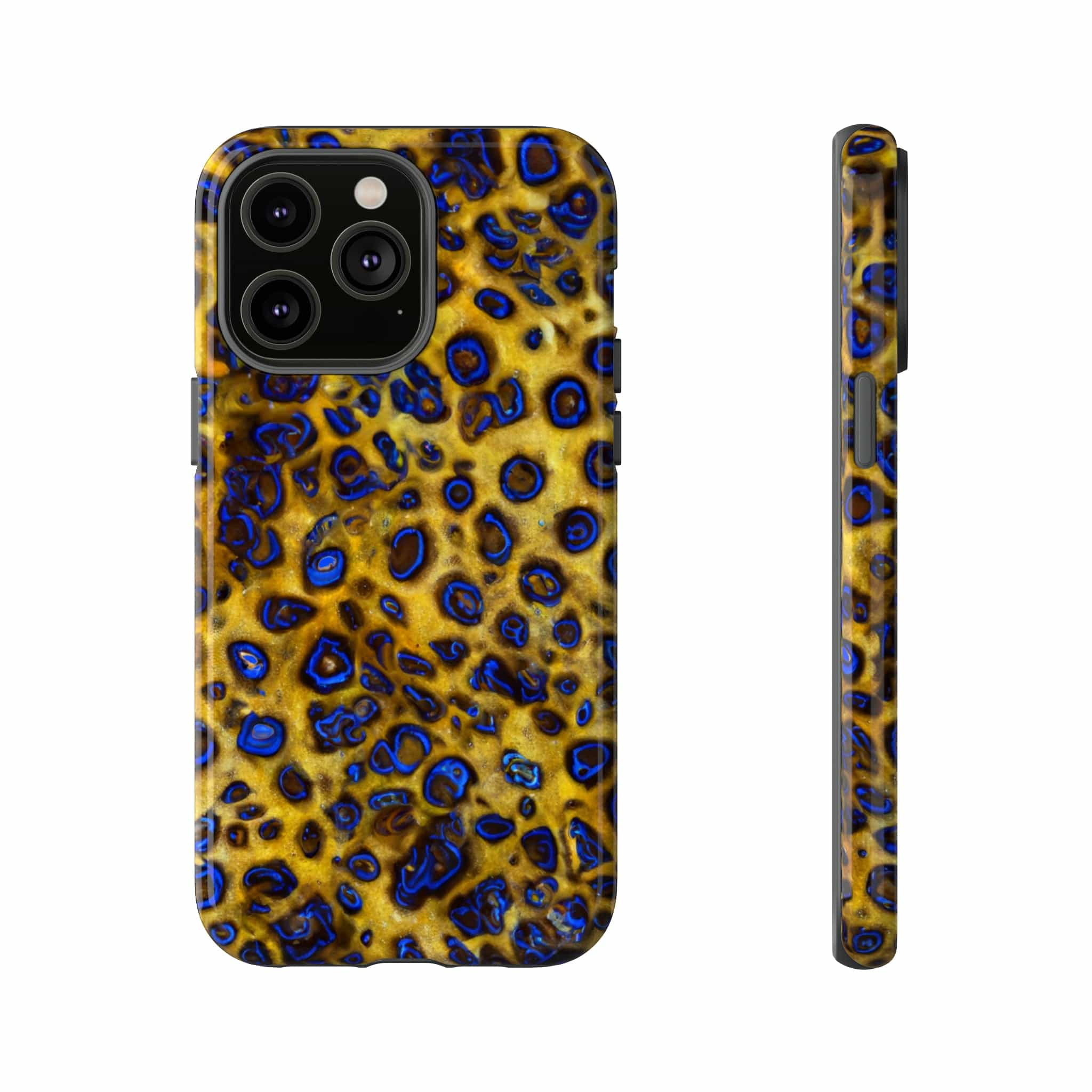 Breakin' Atoms Blue Ring Octopus Case