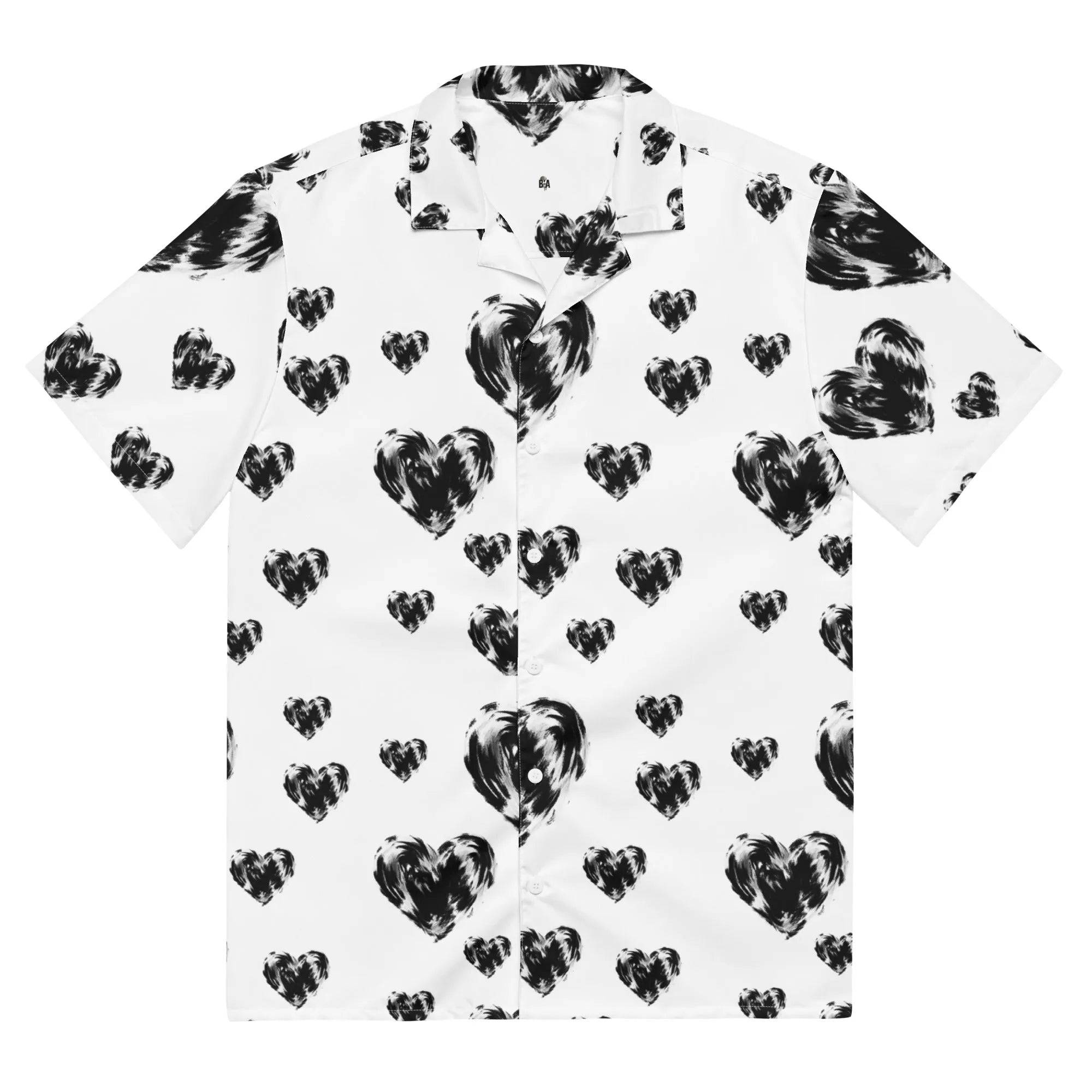 Breakin' Atoms Black Hearts Button Up