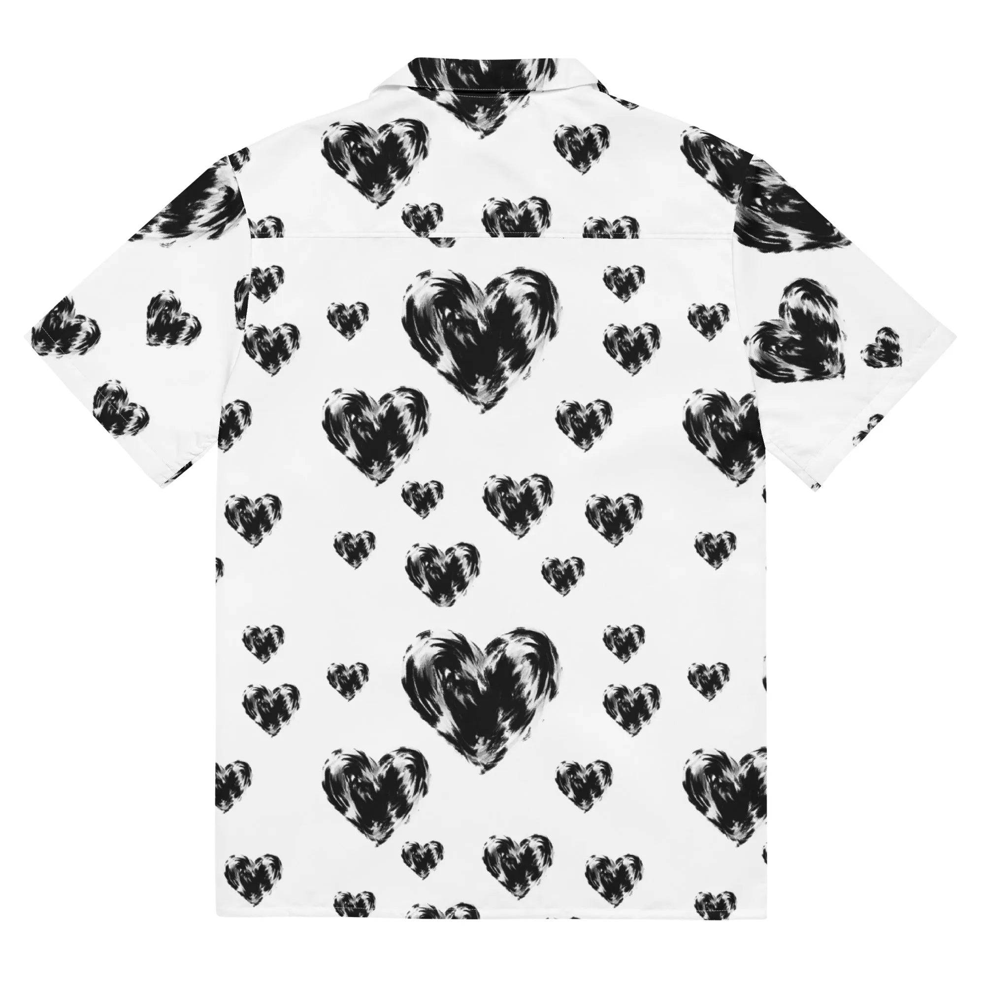 Breakin' Atoms Black Hearts Button Up