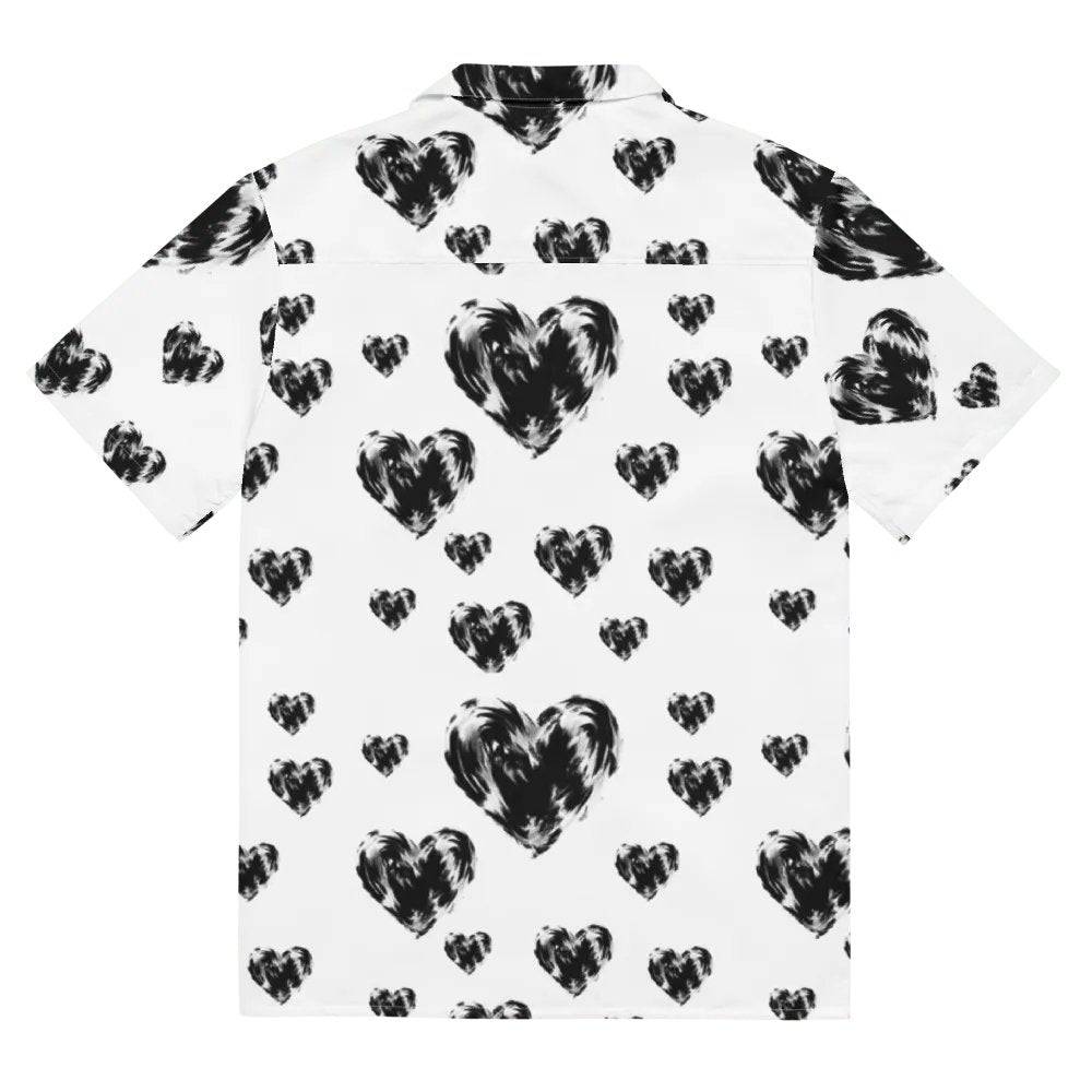 Breakin' Atoms Black Hearts Button Up