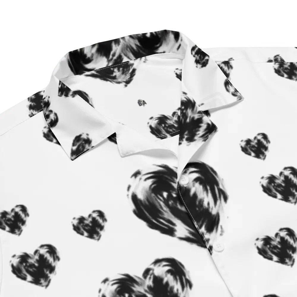 Breakin' Atoms Black Hearts Button Up