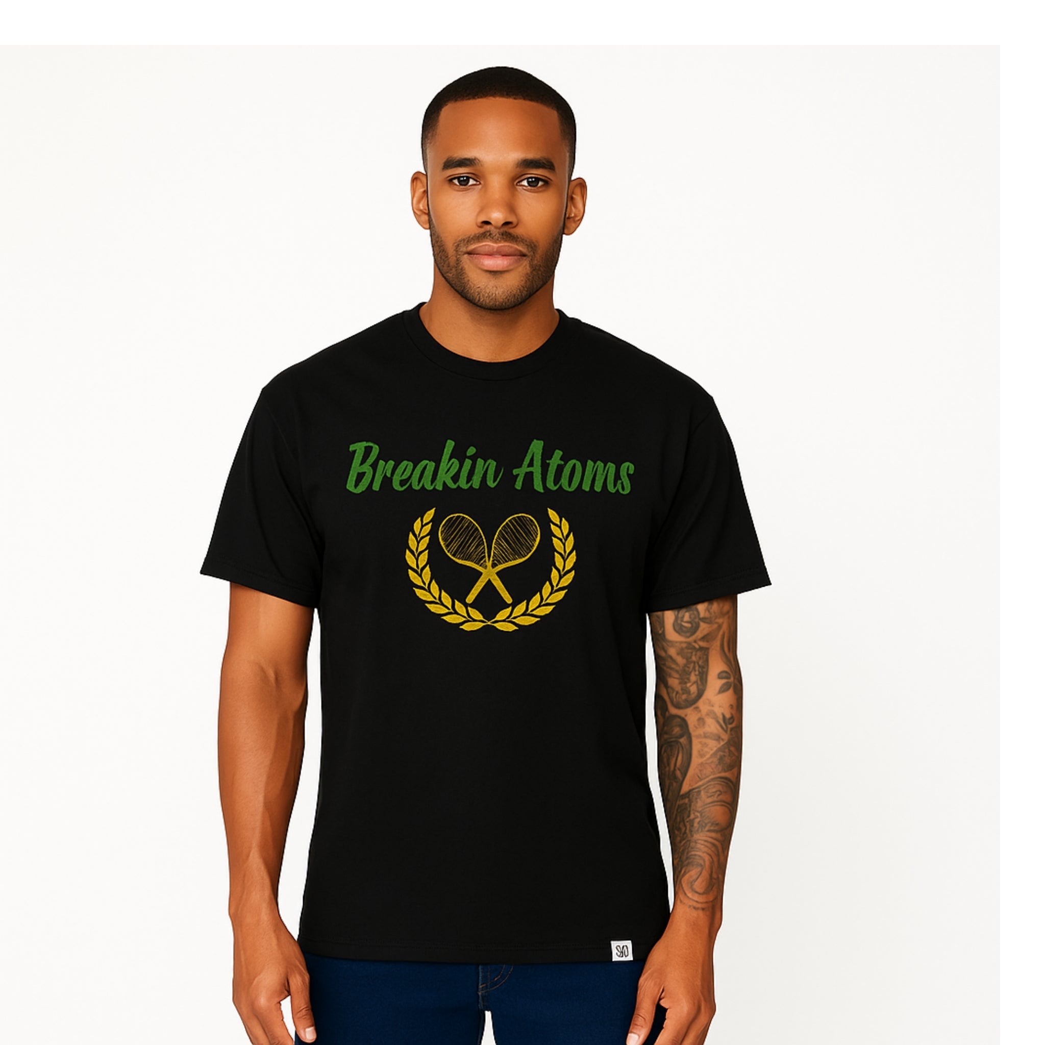 Breakin Atoms Sports Tennis Tee