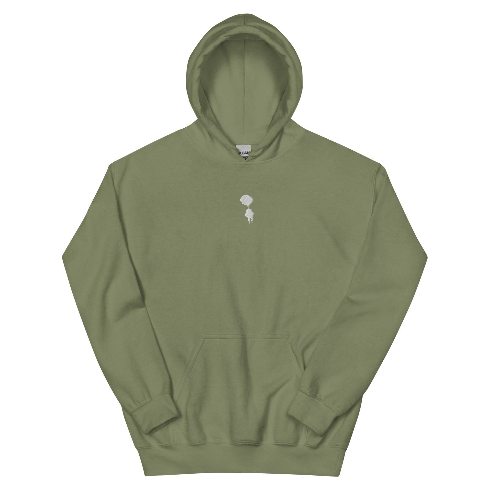 Olive Shade Breakin' Atoms Essentials Hoodie