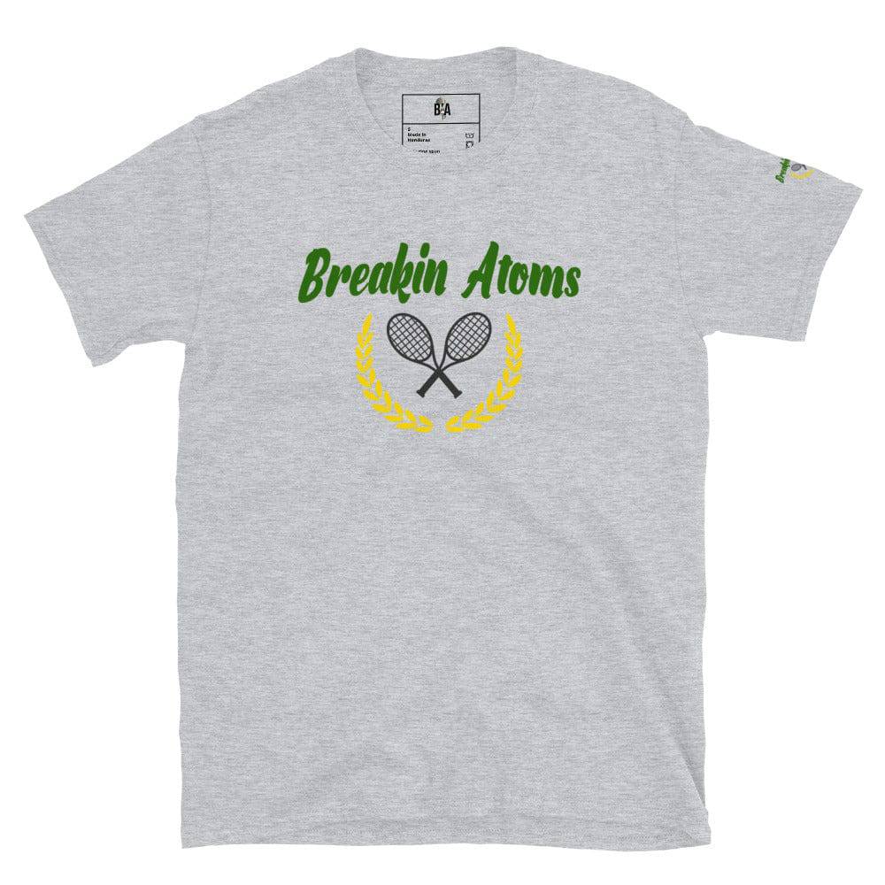 Breakin Atoms Sports Tennis Tee