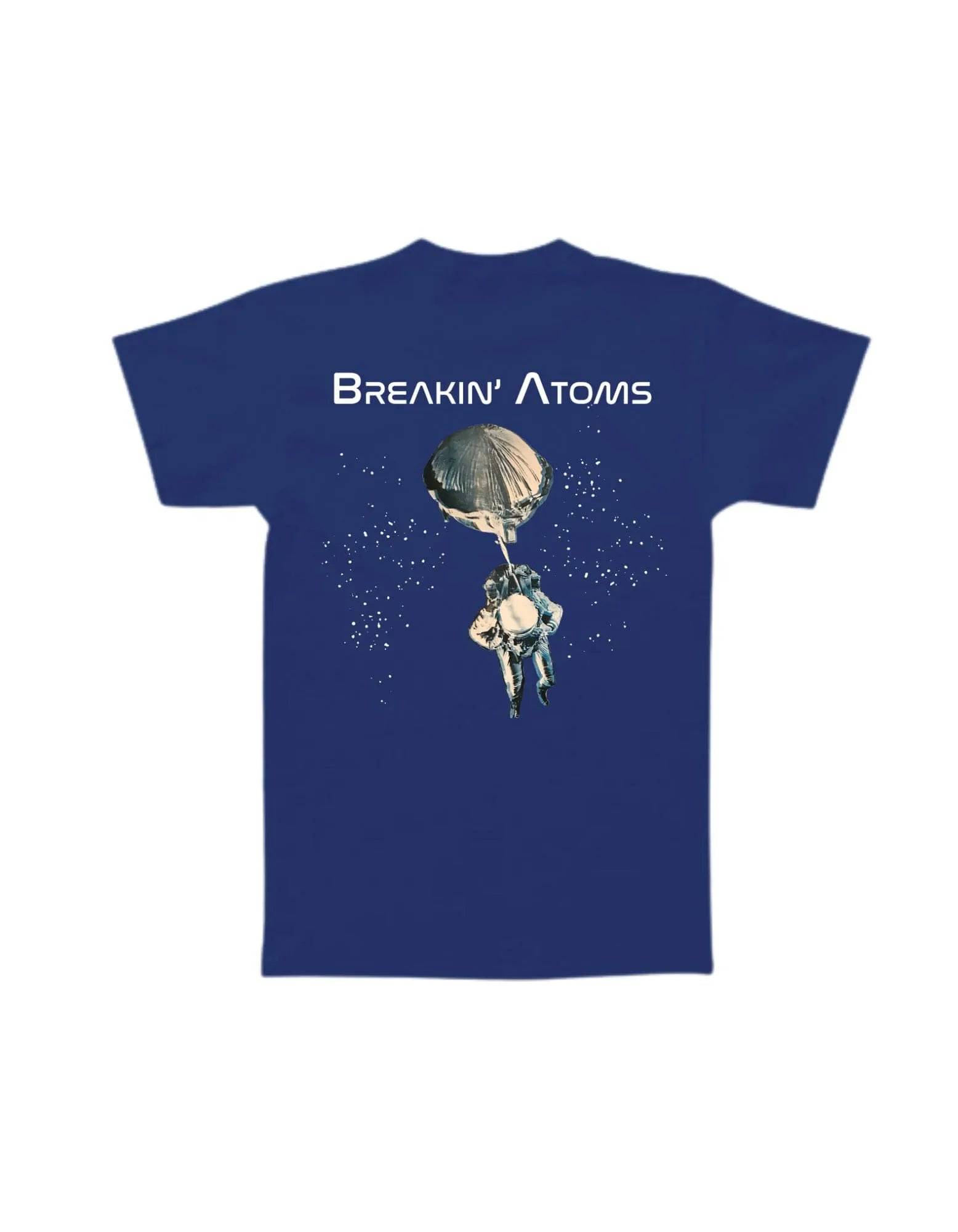 Breakin Atoms Spaceman logo tee shirt by Breakin' Atoms – Trendy urban fashion for a casual yet stylish look"