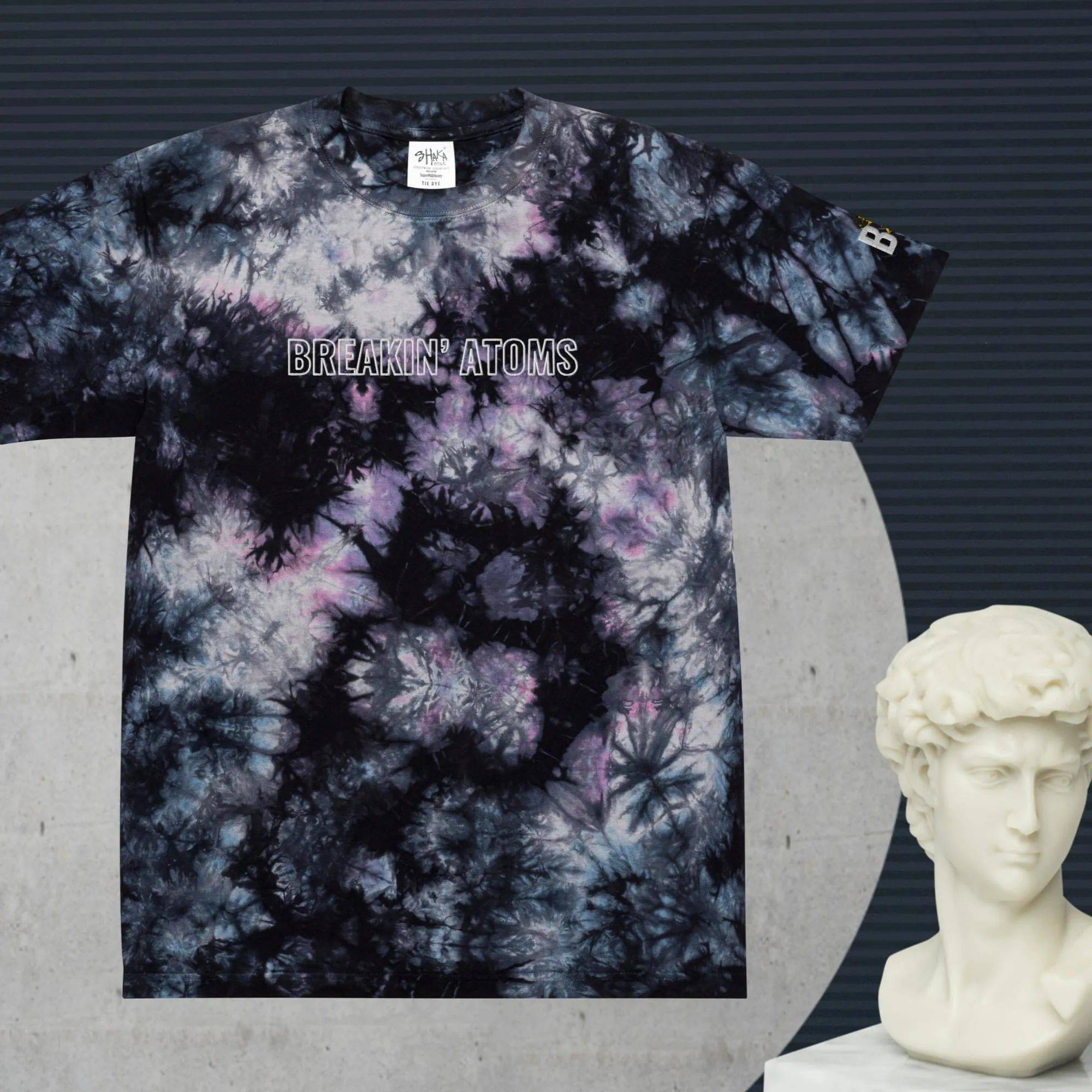 Oversized Breakin' Atoms Tie Dye Shirt
