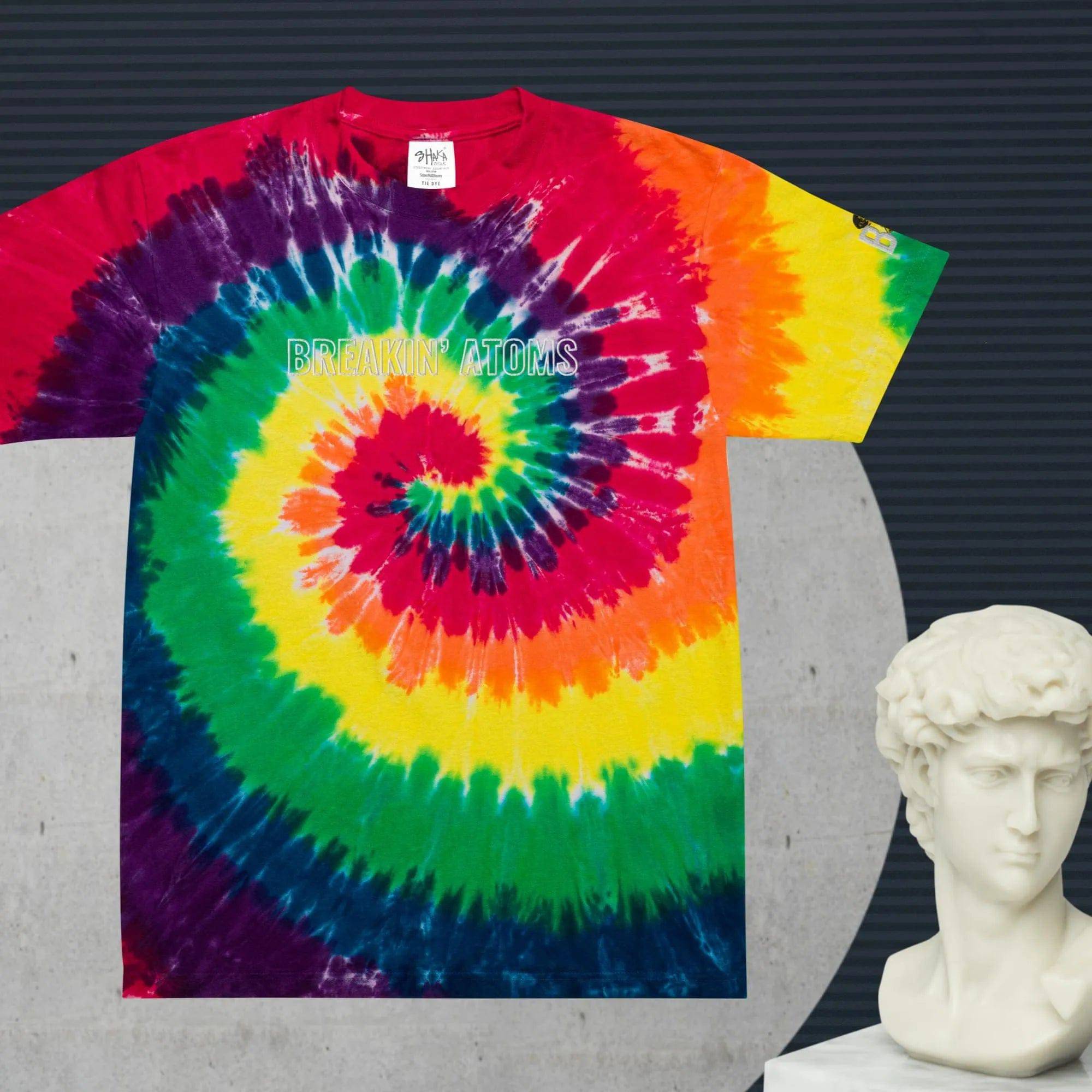 Oversized Breakin' Atoms Tie Dye Shirt