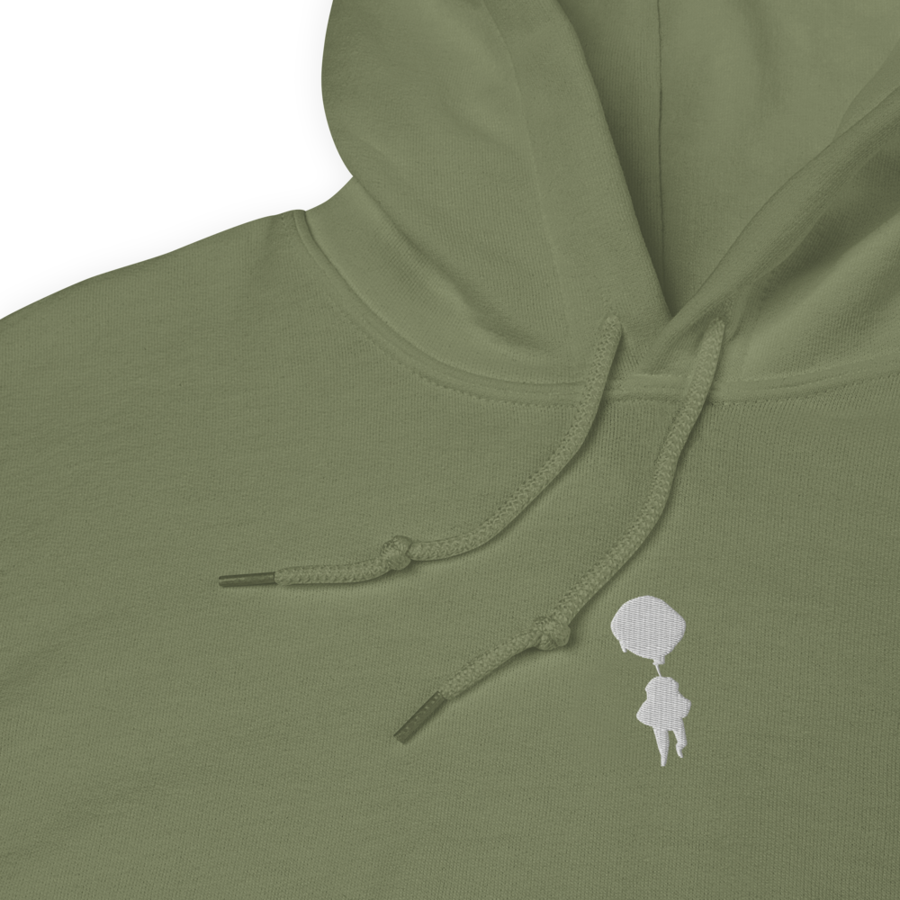 Olive Shade Breakin' Atoms Essentials Hoodie