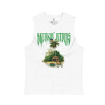 Beach and Muscle shirt from Breakin' Atoms representing the Haitian culture.  thumbnail 4