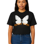 Woman wearing Breakin Atoms The Breakthrough Butterfly Tee thumbnail 2