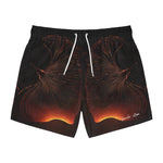 Fiery Phoenix Shorts by Breakin' Atoms - BREAKIN' ATOMS thumbnail 2