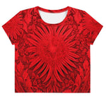 Breakin' Atoms 'Crimson Mandala' Tee - BREAKIN' ATOMS thumbnail 3