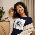 Breakin' Atoms Rorschach Tee Crop Top for Women - Fashion Graphic Tee thumbnail 3