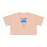 Breakin' Atoms Parachute Monogram Women's Crop Tee - BREAKIN' ATOMS thumbnail 4