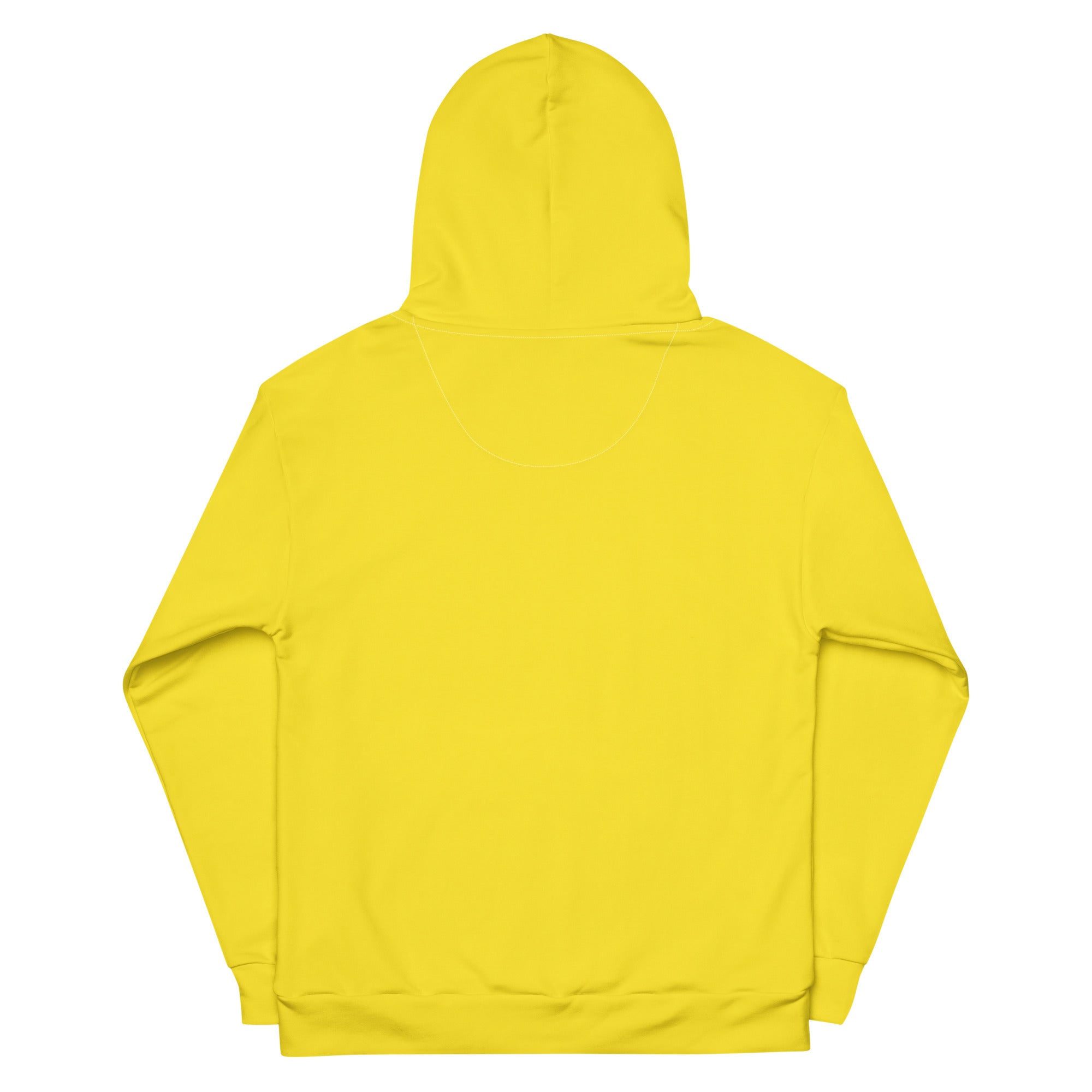 Front view of Breakin’ Atoms Yellow Light Shift sweater with clean silhouette and soft knit texture.