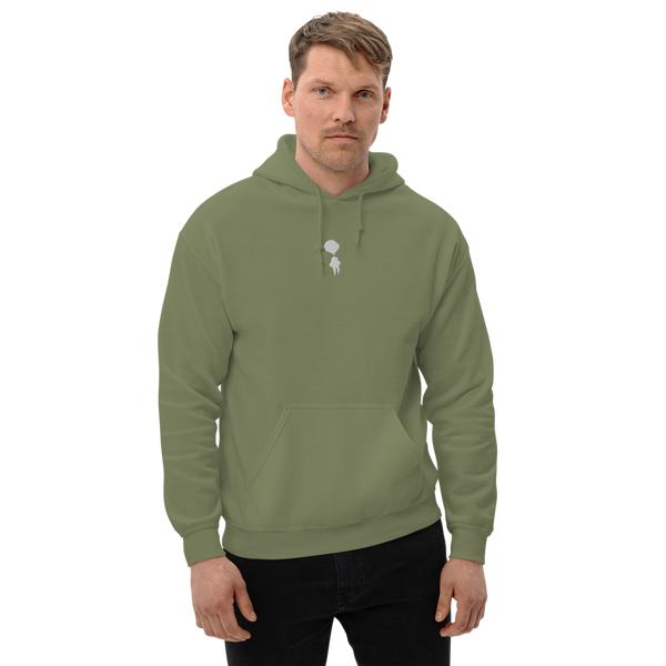 Olive Shade Breakin' Atoms Essentials Hoodie